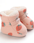 Cute Comfortable Slip-On Fleece Booties for Baby Boys and Girls - Happie