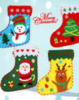 DIY Christmas Stockings (4-Pack) | Create Your Festive Cheer