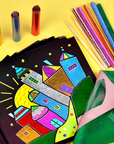 DIY Colourful Foil Tracing Art Kit
