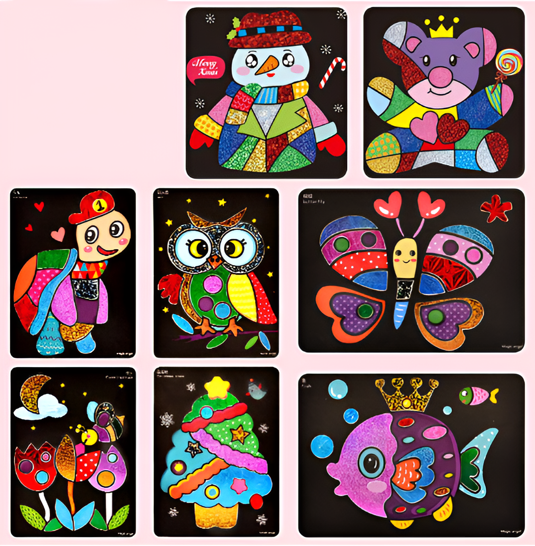 DIY Colourful Foil Tracing Art Kit