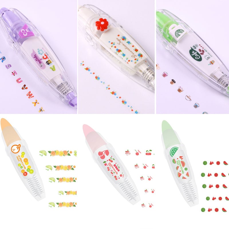 DIY Cute Animal Press Type Decorative Pen
