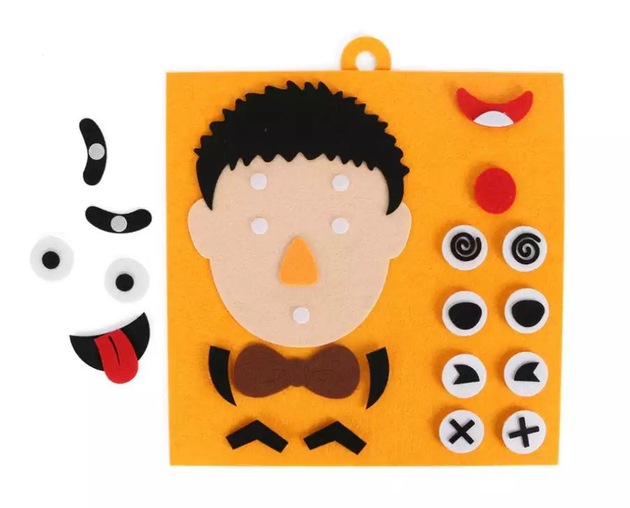 DIY Emotion Puzzle | Create facial expressions - Emotional puzzle game
