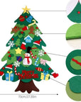 DIY Felt Christmas Tree Set