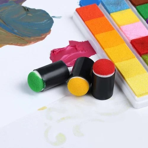 DIY Kit for Sponge Finger Painting (10 Pieces)