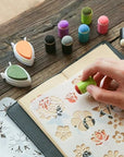 DIY Kit for Sponge Finger Painting (10 Pieces)