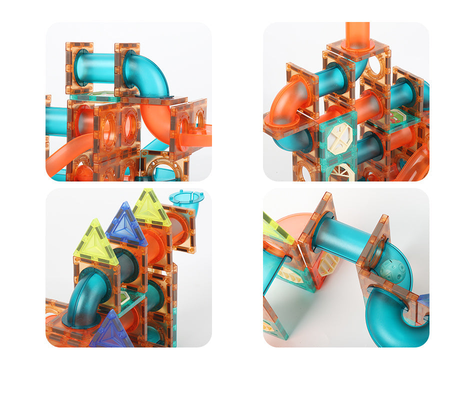 DIY Magnetic Marble Track - Technical fun - Magnetic marble wheel