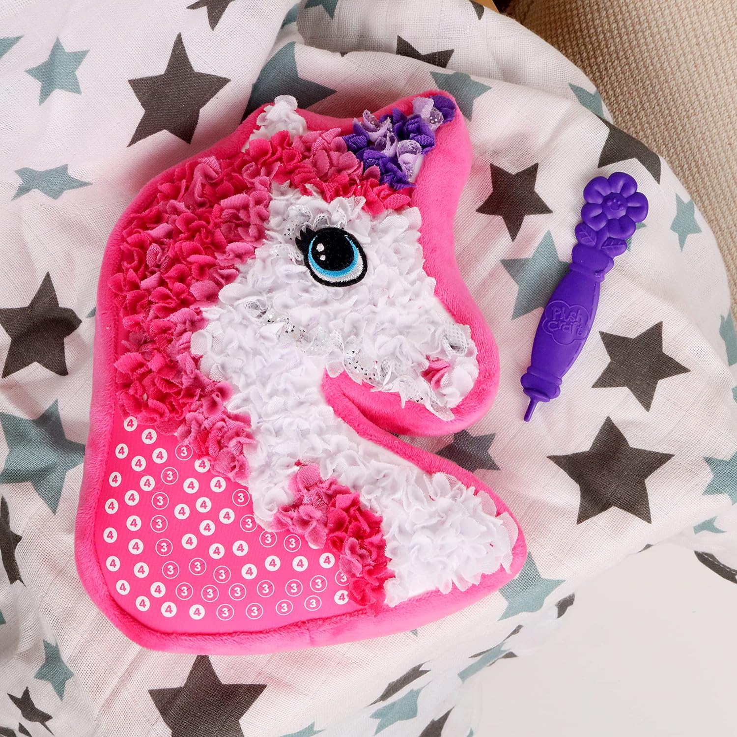 DIY Pillow - Fluffy fun- Soft unicorn pillow