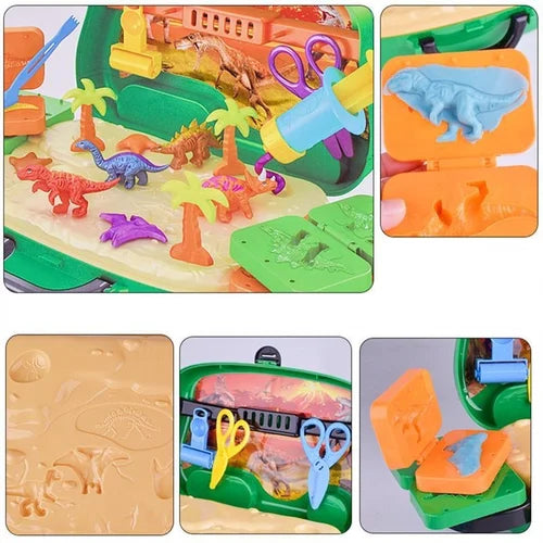 DIY Toy from Modelling Clay - Dinosaurs