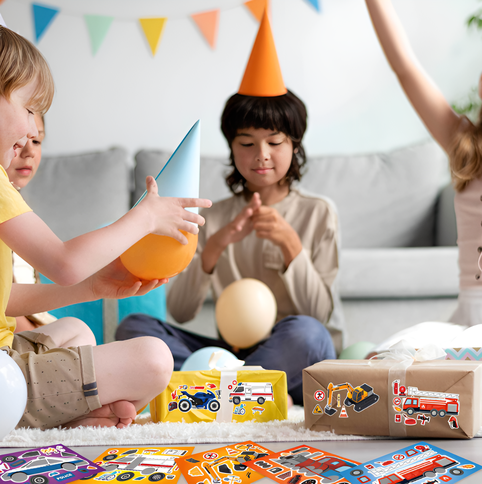 DIY Vehicle Puzzle Stickers | Unleash Creativity with Colourful Transport Fun