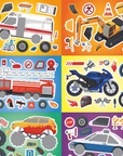 DIY Vehicle Puzzle Stickers | Unleash Creativity with Colourful Transport Fun