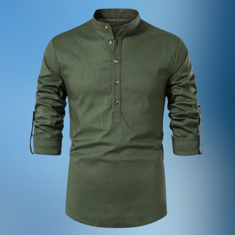 Dagobert - Long-Sleeved Linen Shirt