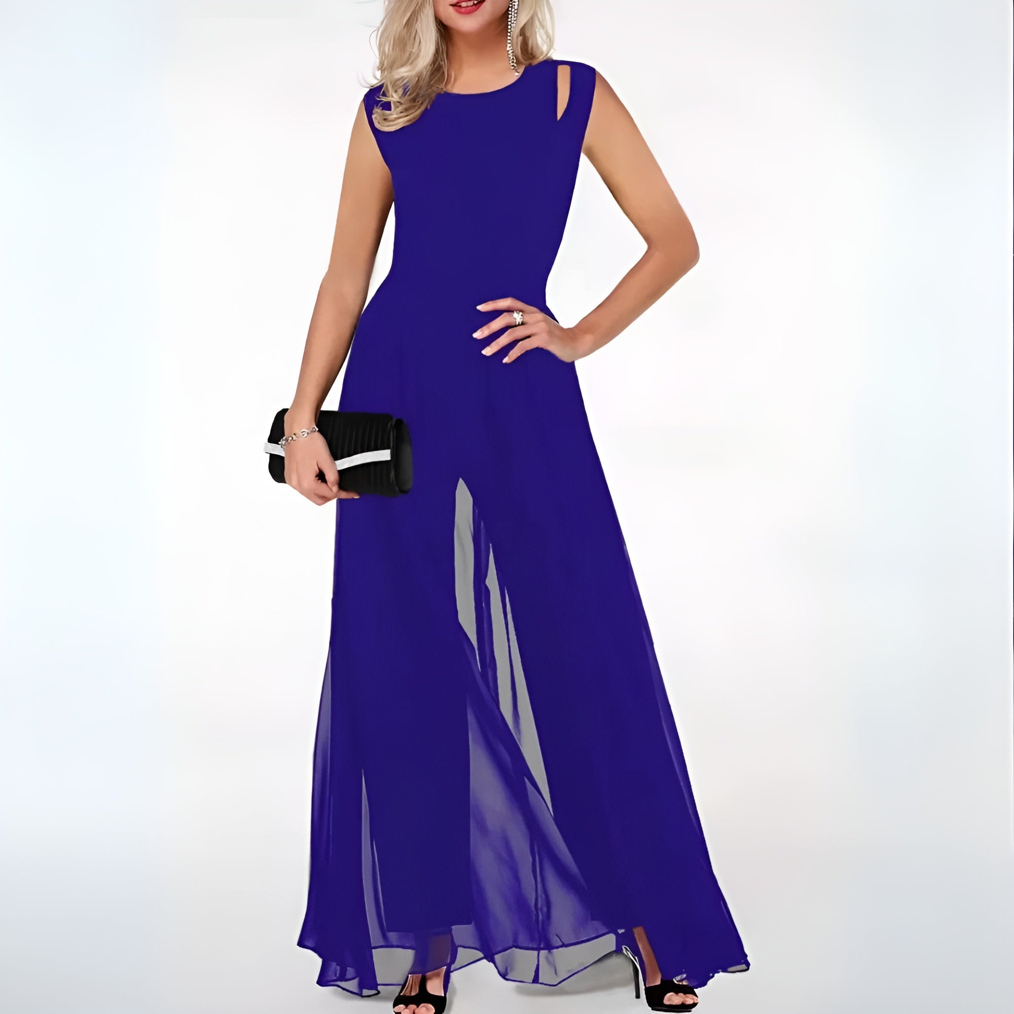 Damaris – Elegant Maxi Dress with Print