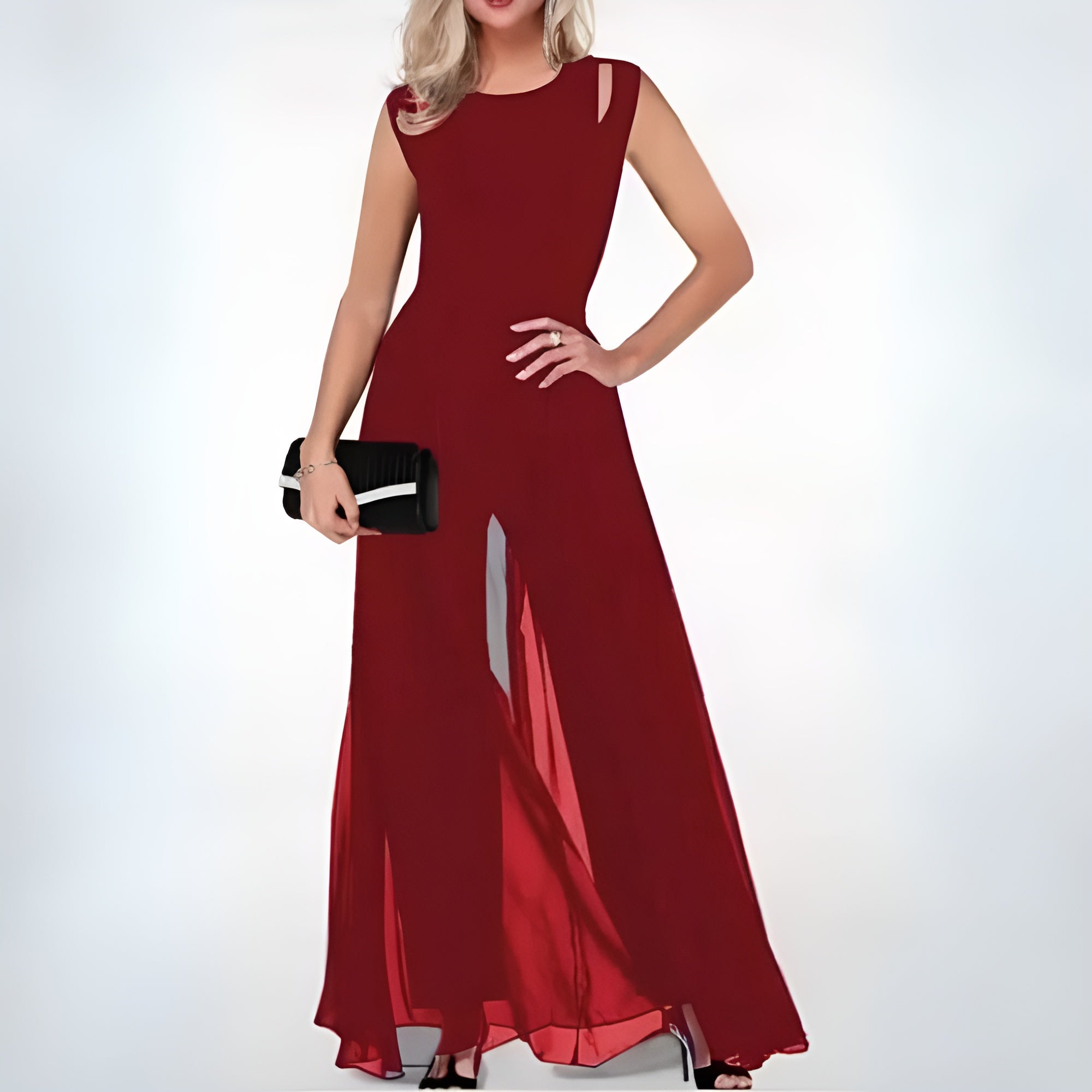 Damaris – Elegant Maxi Dress with Print