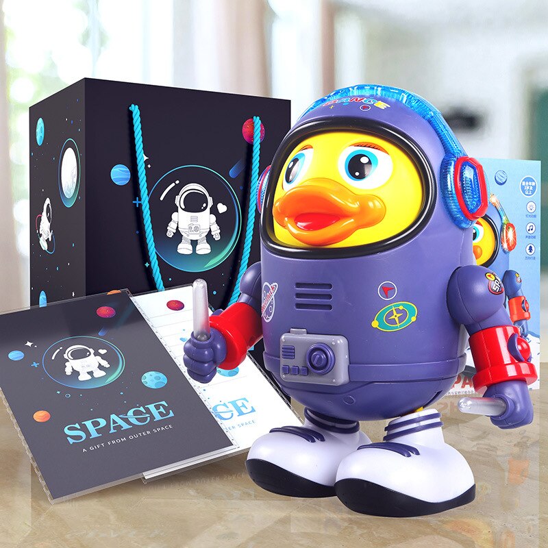 Dancing Space Duck - Dance with a cute duck - Dancing toy duck