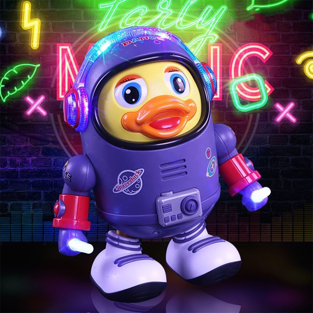 Dancing Space Duck - Dance with a cute duck - Dancing toy duck