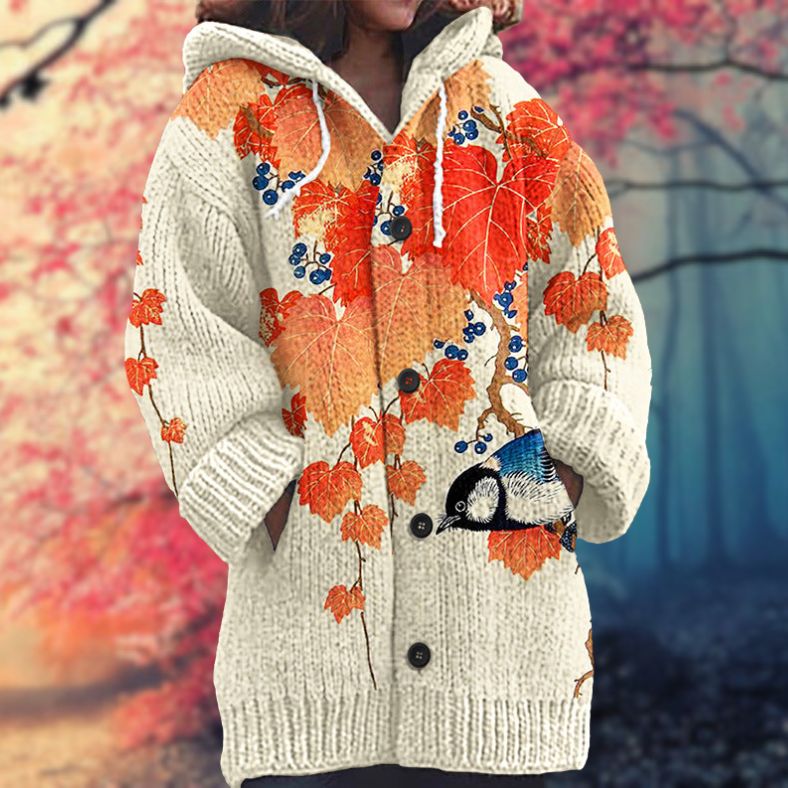 Daniella – Warmer Button-Up Hoodie