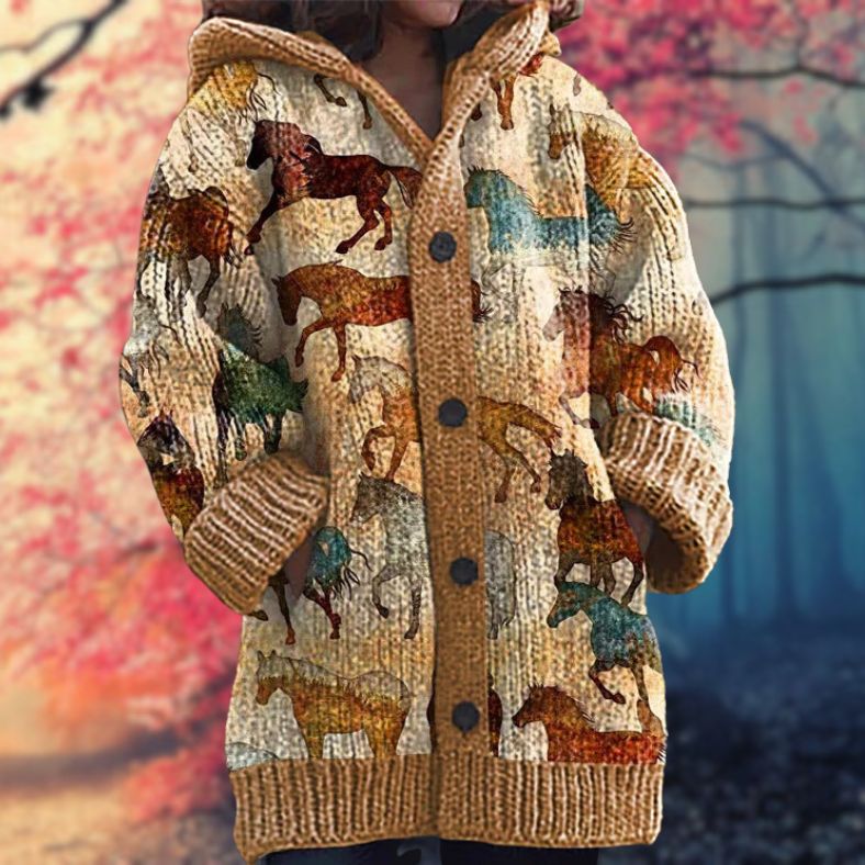 Daniella – Warmer Button-Up Hoodie