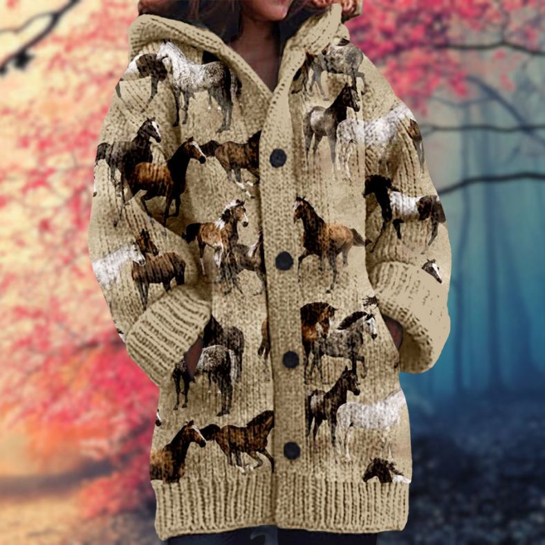 Daniella – Warmer Button-Up Hoodie