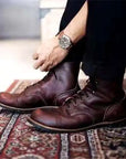 Darvin – Botas de Tornozelo em Pele