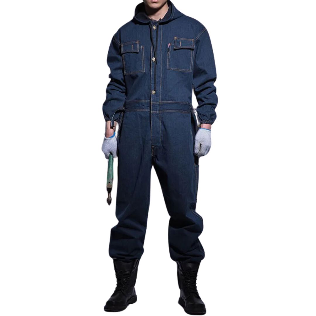 Mono de trabajo de mezclilla | Mono de trabajo resistente