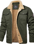Derek - Vintage Lined Bomber Jacket for Men