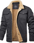 Derek - Vintage Lined Bomber Jacket for Men