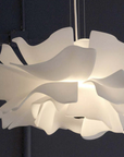 Design Pendant Lamp Flower White Metal - Sophia