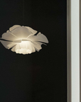 Design Pendant Lamp Flower White Metal - Sophia