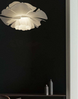Design Pendant Lamp Flower White Metal - Sophia