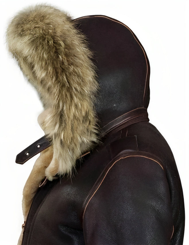 Detlef – Chaqueta de invierno estilo shearling