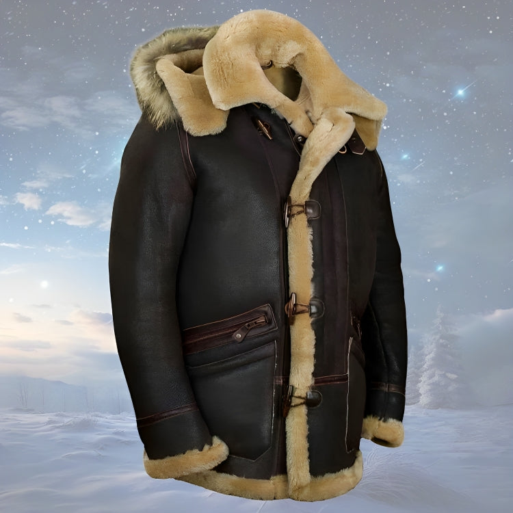 Detlef – Chaqueta de invierno estilo shearling