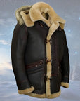 Detlef – Chaqueta de invierno estilo shearling