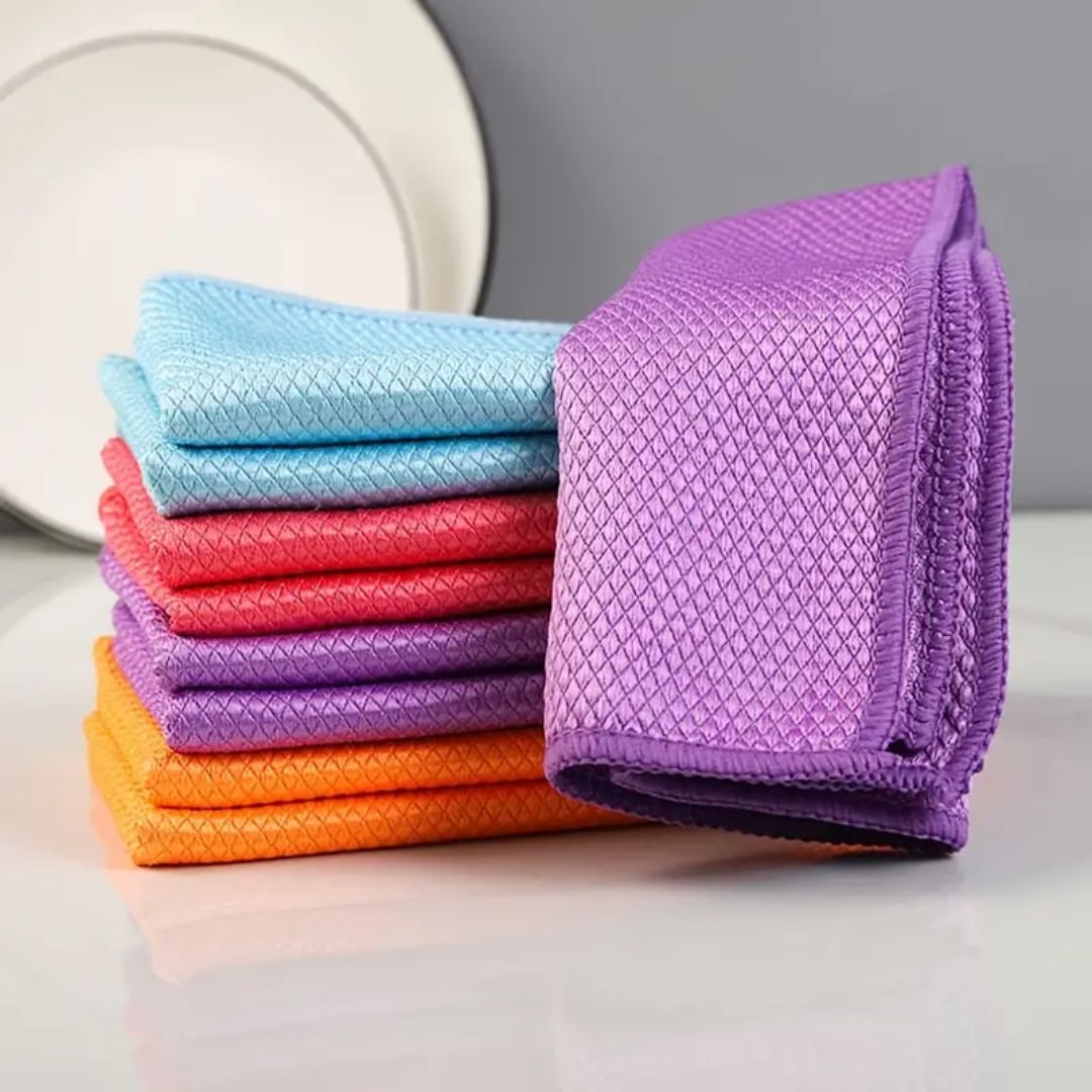 Diamond Cleaning Cloths | Absorbent and Effortless Cleaning - 5 + 5 FREE