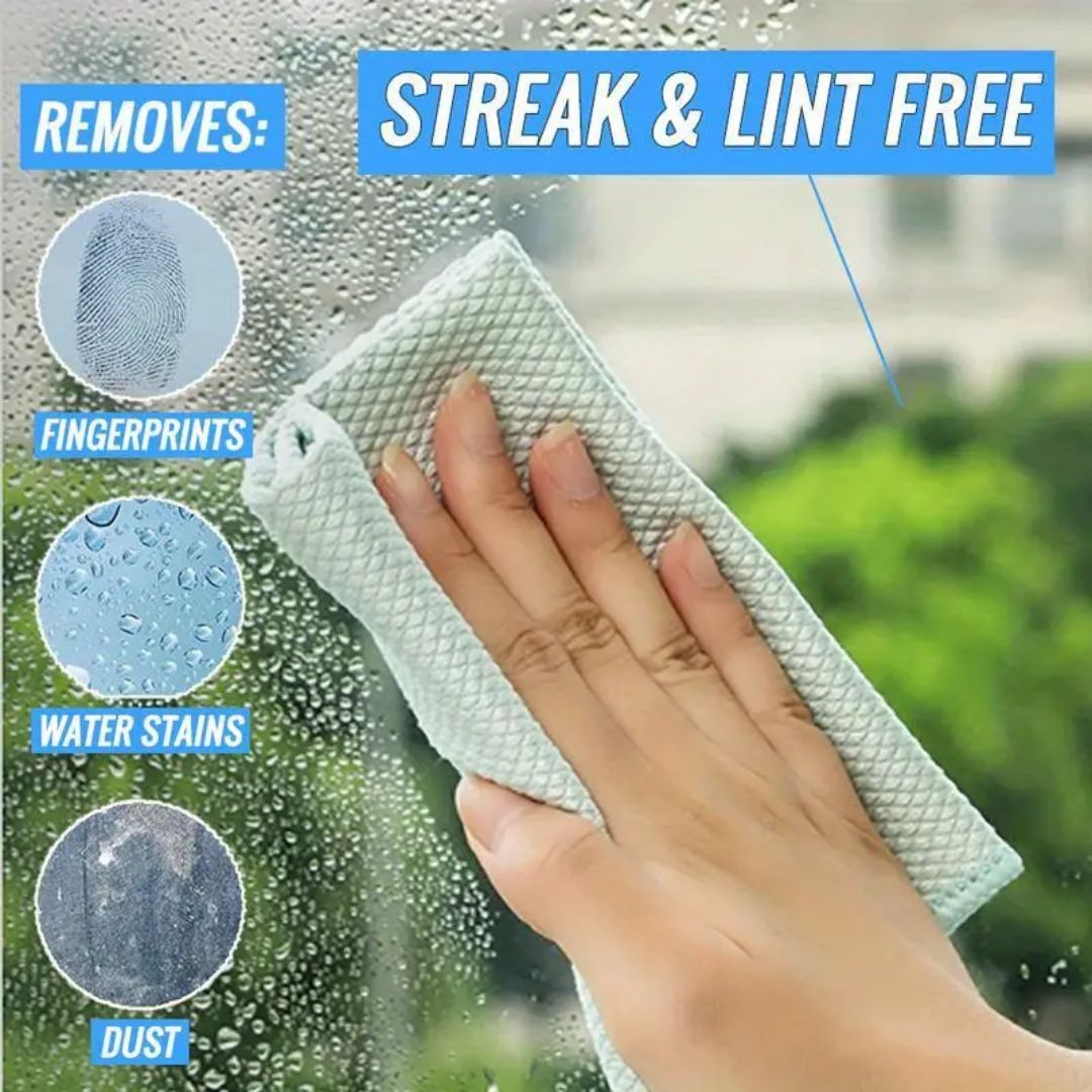Diamond Cleaning Cloths | Absorbent and Effortless Cleaning - 5 + 5 FREE