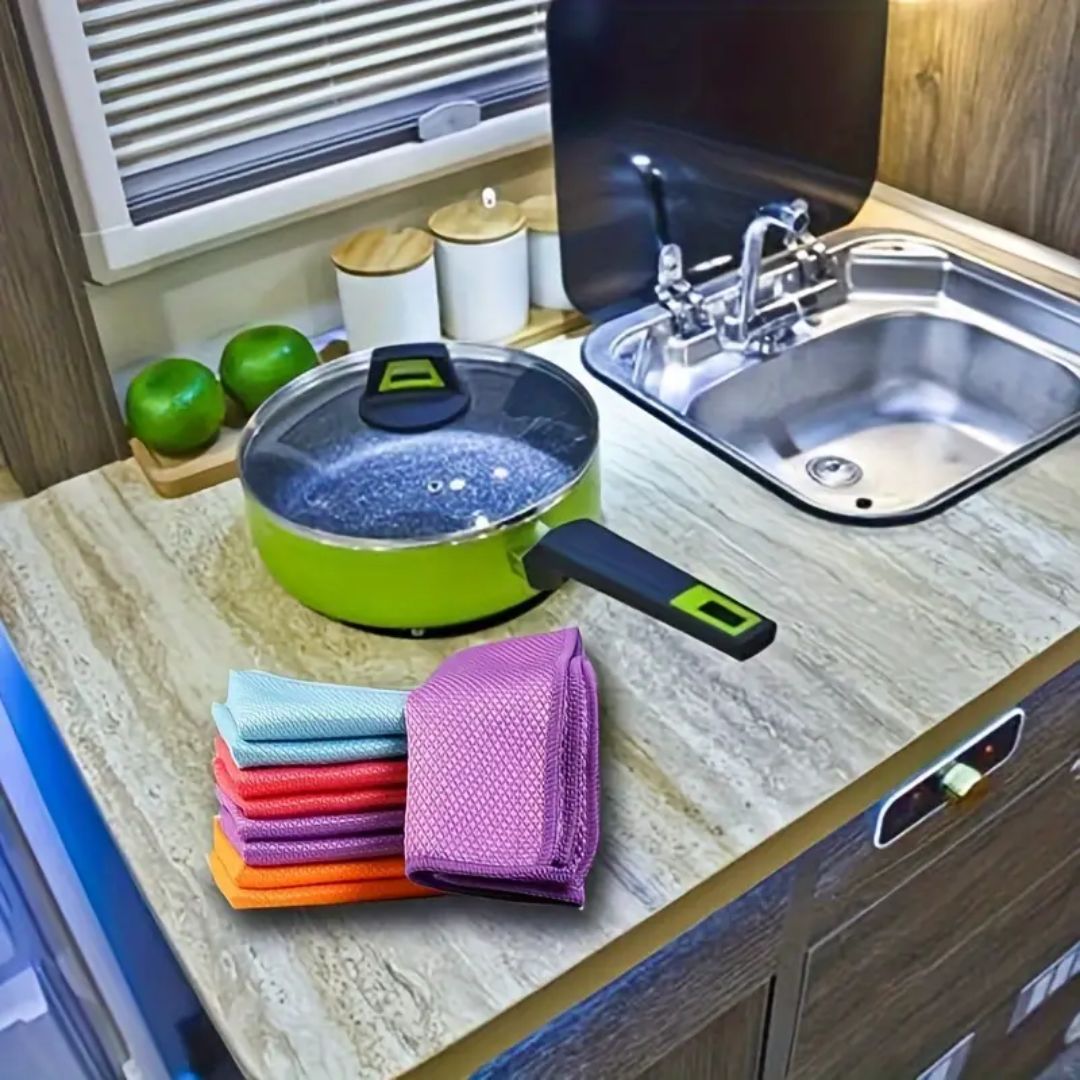 Diamond Cleaning Cloths | Absorbent and Effortless Cleaning - 5 + 5 FREE