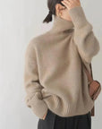 Diana – Comfortable Soft Knit Roll Neck Jumper