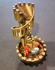 DiceMasters - 3D Printed Dice Tower with Spiral Staircase