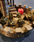 DiceMasters - 3D Printed Dice Tower with Spiral Staircase