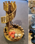 DiceMasters - 3D Printed Dice Tower with Spiral Staircase