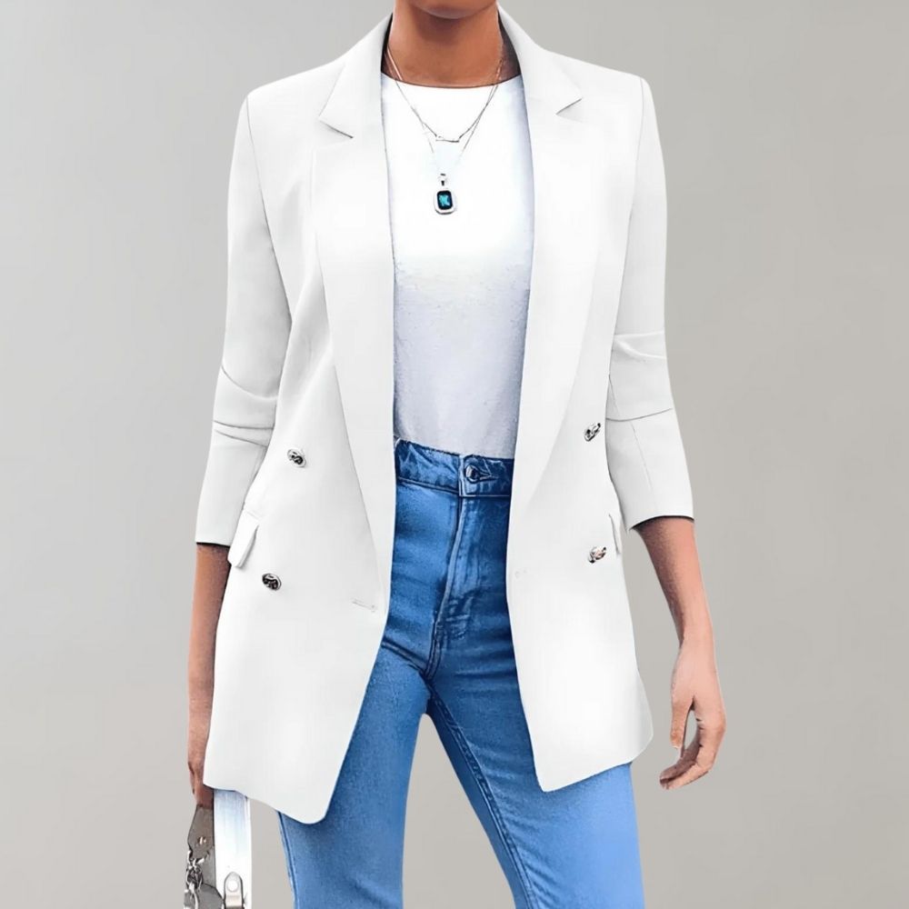 Dilaw - Elegant blazer for women