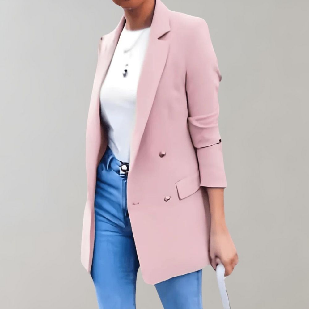 Dilaw - Elegant blazer for women