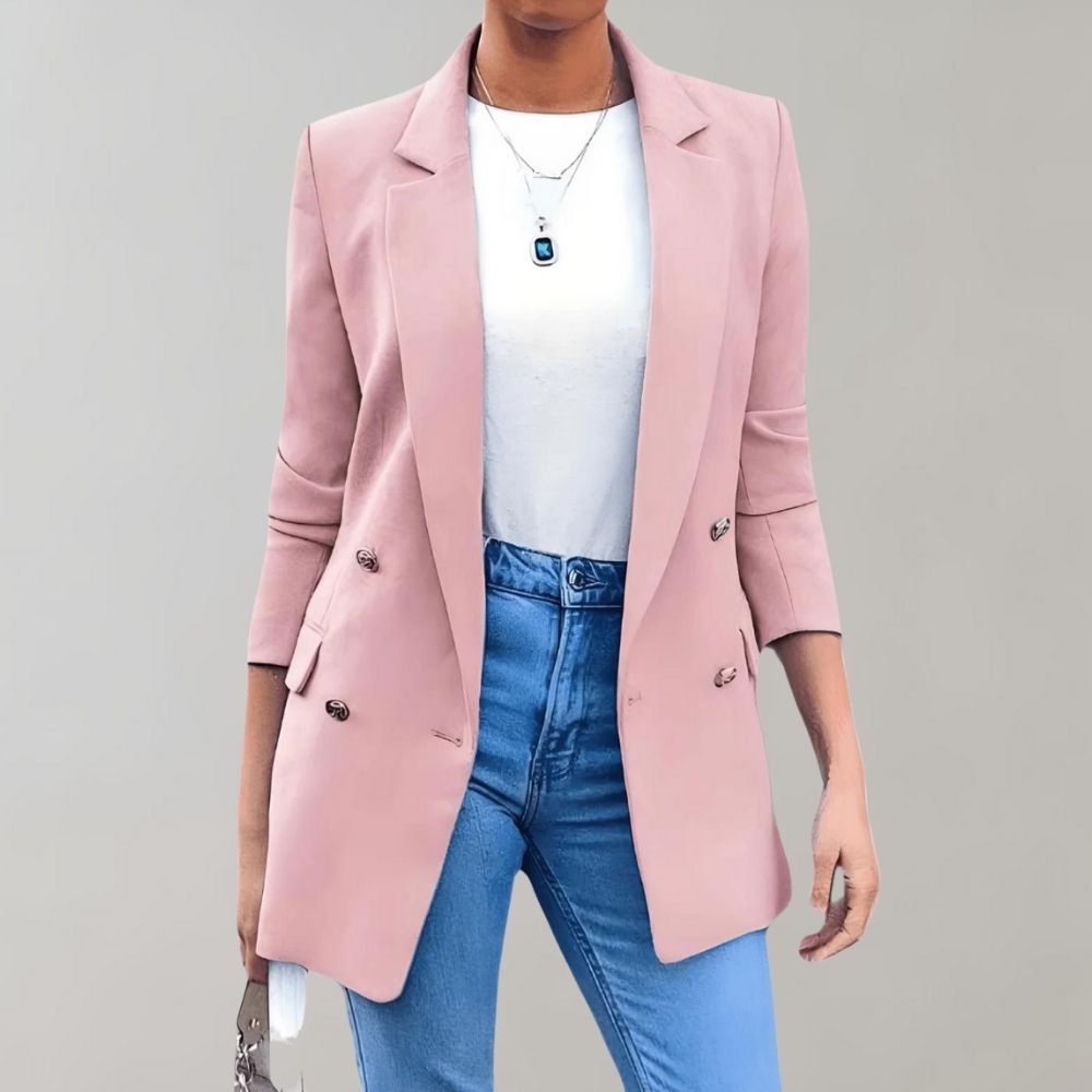 Dilaw - Elegant blazer for women