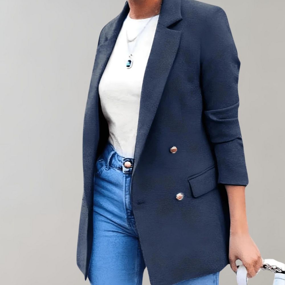 Dilaw - Elegant blazer for women