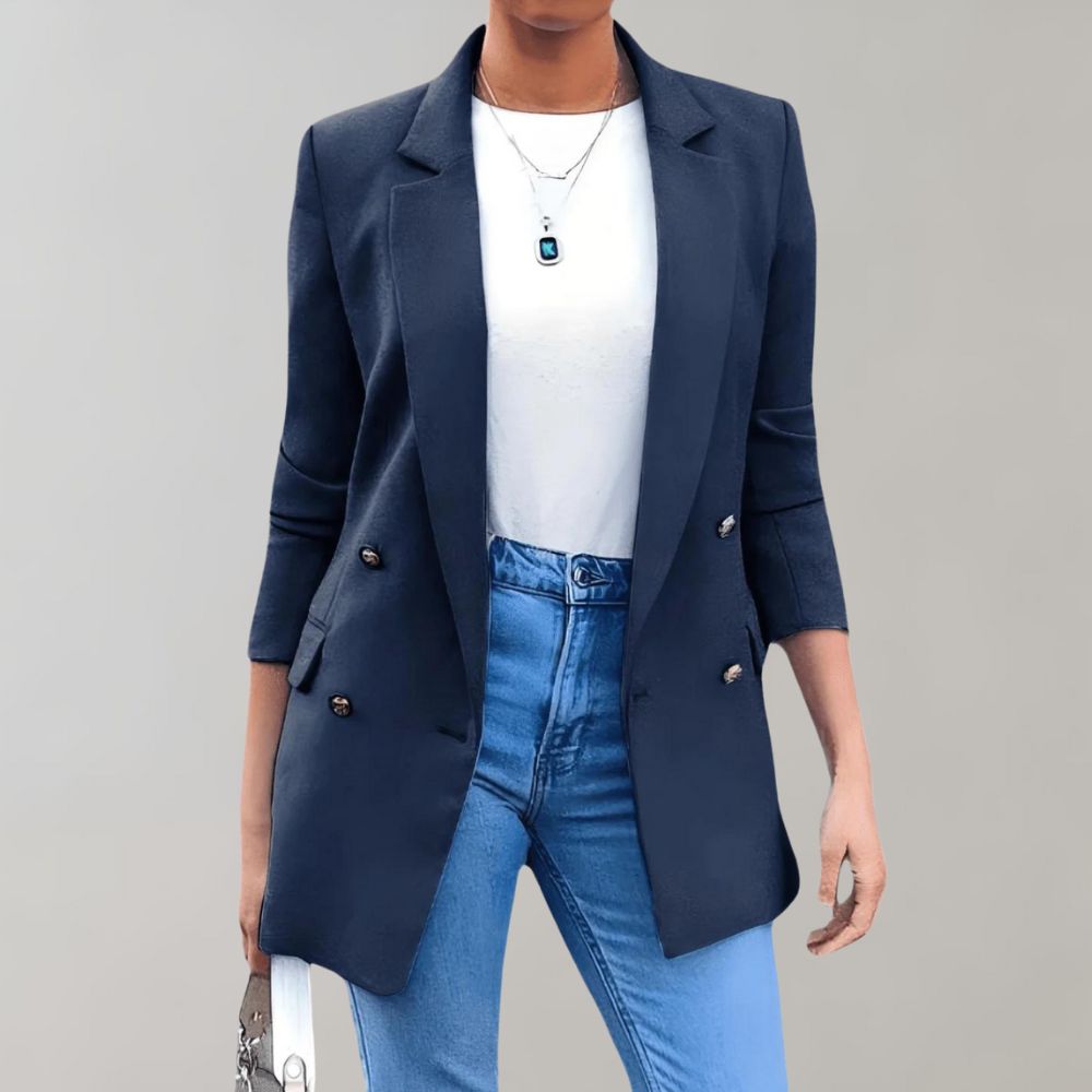 Dilaw - Elegant blazer for women