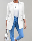 Dilaw - Elegant blazer for women