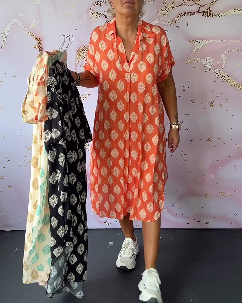 Dini - Stylish Dress with V-Neck