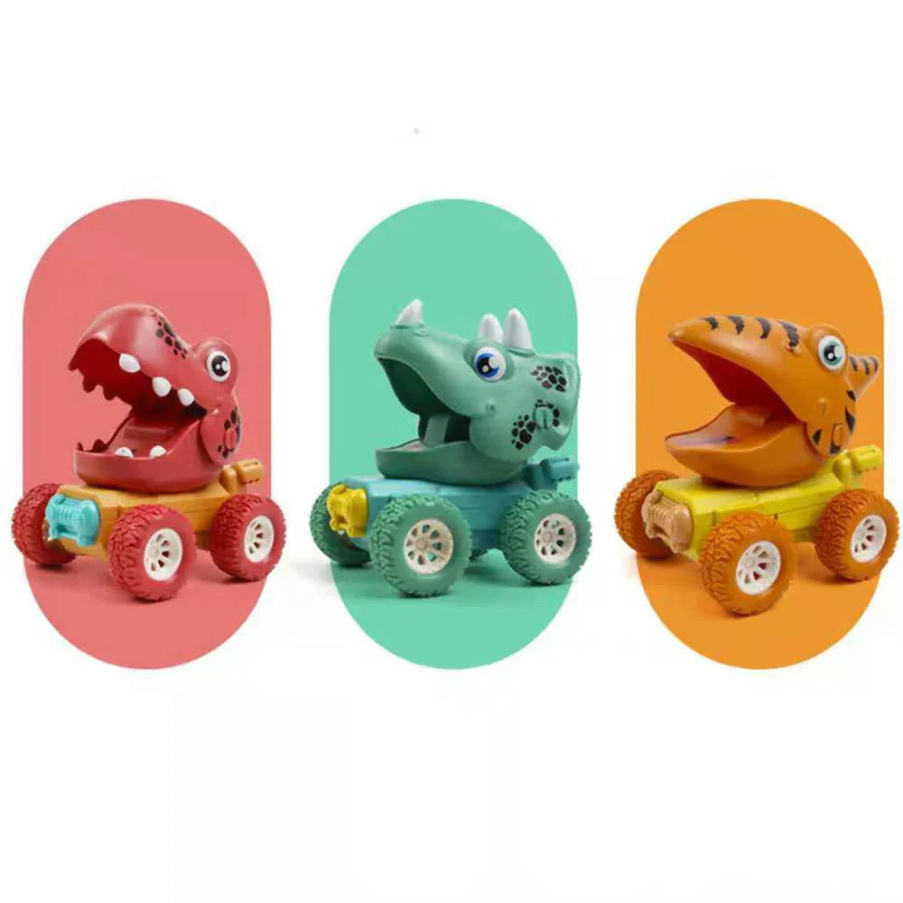 Dino Monstertruck - Push &amp; Go Dinosaur Race - Dino Auto's
