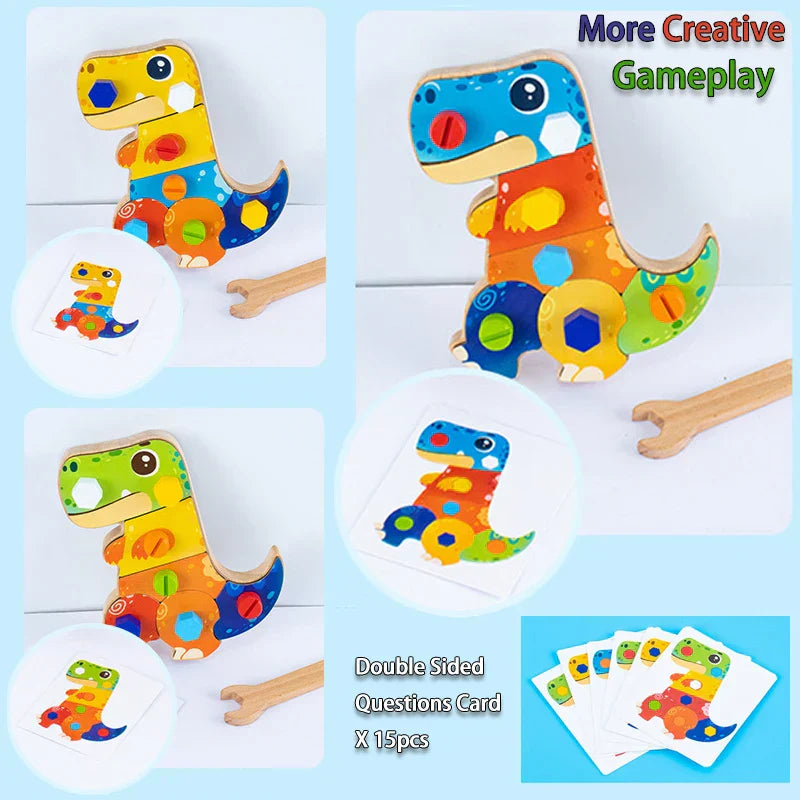 Dino Screwdriver Board - Turn &amp; Explore - Sensory Toys