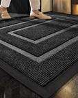 Dirt Trap Mat with Non-Slip Layer for Indoor and Outdoor Use
