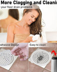 Disposable Hair Catchers for Shower Drains (30 Pieces)